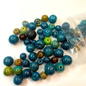 Antique porcelain beads